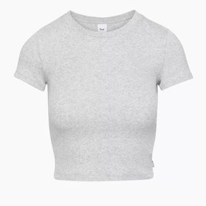 aritzia TNA HomeStretch Crew Waist T-shirt - XS